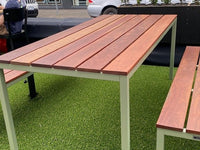 Outdoor Dining Table & Bench Set - Custom