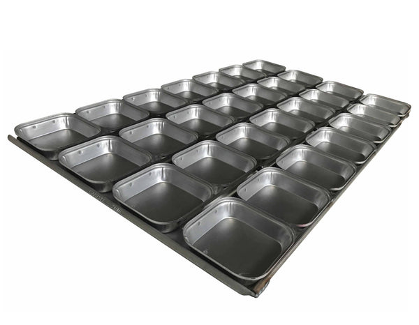 Square Pie Tin Tray Pallet (4 x 7) 18" Inch S1 28 18