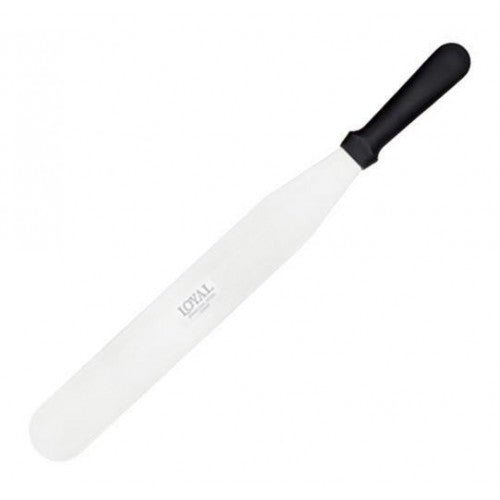 Straight spatula, cranked spatula, kitchen spatula, cake spatula, offset spatula, metal spatula, loyal spatula, bakery spatula, nisbets spatula, baking spatula, stainless steel, icing spatula, carlyle engineering 