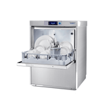 Classeq C500 Commercial dishwasher with dishes inside, cafe dishwasher, classeq glasswasher, small cafe dishwasher, small cafe glasswasher, retsuarant dishwasher for small space, bar glasswasher, commercial glasswasher 