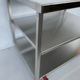 Bakery Bench, Bread Tin Bench, Breade pan knock out bench, bakery equipment Melbourne, Bakery equipment Clayton, commercial benches Australia, commercial stainless benches australia, melbourne stainless steel bench, food industry benches