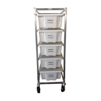 Ingredient storage rack for bakery, bakery storage, bakery racks, restaurants storage racks, kitchen storage racks, commercial kitchen equipment melbourne, BR5 Rack