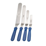 Straight spatula, cranked spatula, kitchen spatula, cake spatula, offset spatula, metal spatula, loyal spatula, bakery spatula, nisbets spatula, baking spatula, stainless steel, icing spatula, carlyle engineering