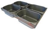 450g Farmhouse Bread Pan Set of 4 – Teflon Coated