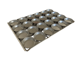 Pie Tray Round 18 Inch 4 Rows x 6 – Non-Stick – R7-24-18