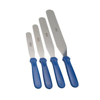 Straight spatula, cranked spatula, kitchen spatula, cake spatula, offset spatula, metal spatula, loyal spatula, bakery spatula, nisbets spatula, baking spatula, stainless steel, icing spatula, carlyle engineering 