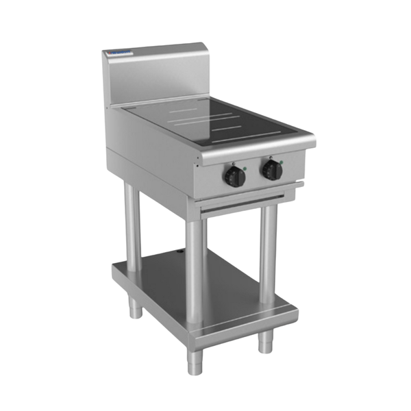 Waldorf suite, waldorf range, waldorf commercial cooking equipment at Carlyle, commercial induction cooktop, induction cooking, induction cooktop on stand, moffat induction cooktop, 800 series by waldorf, twin induction zones, restaurant cooktop, commercial induction cooktop for sale