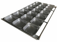 Square Pie Tin Tray Pallet (3 x 7) 16" Inch S1 21 16