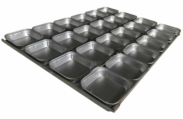 Square Pie Tin Tray Pallet (4 x 6) 18" Inch S1 24 18
