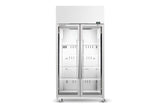 SKOPE TME1000N-A 2 Glass Door Display or Storage Fridge TME1000N-A