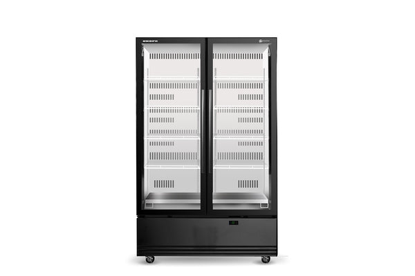 SKOPE 2 x Glass Door Display or Storage Fridge SKB1200N-A